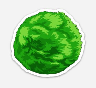 Moss Ball Sticker/Magnet/Cling - AQUAPROS