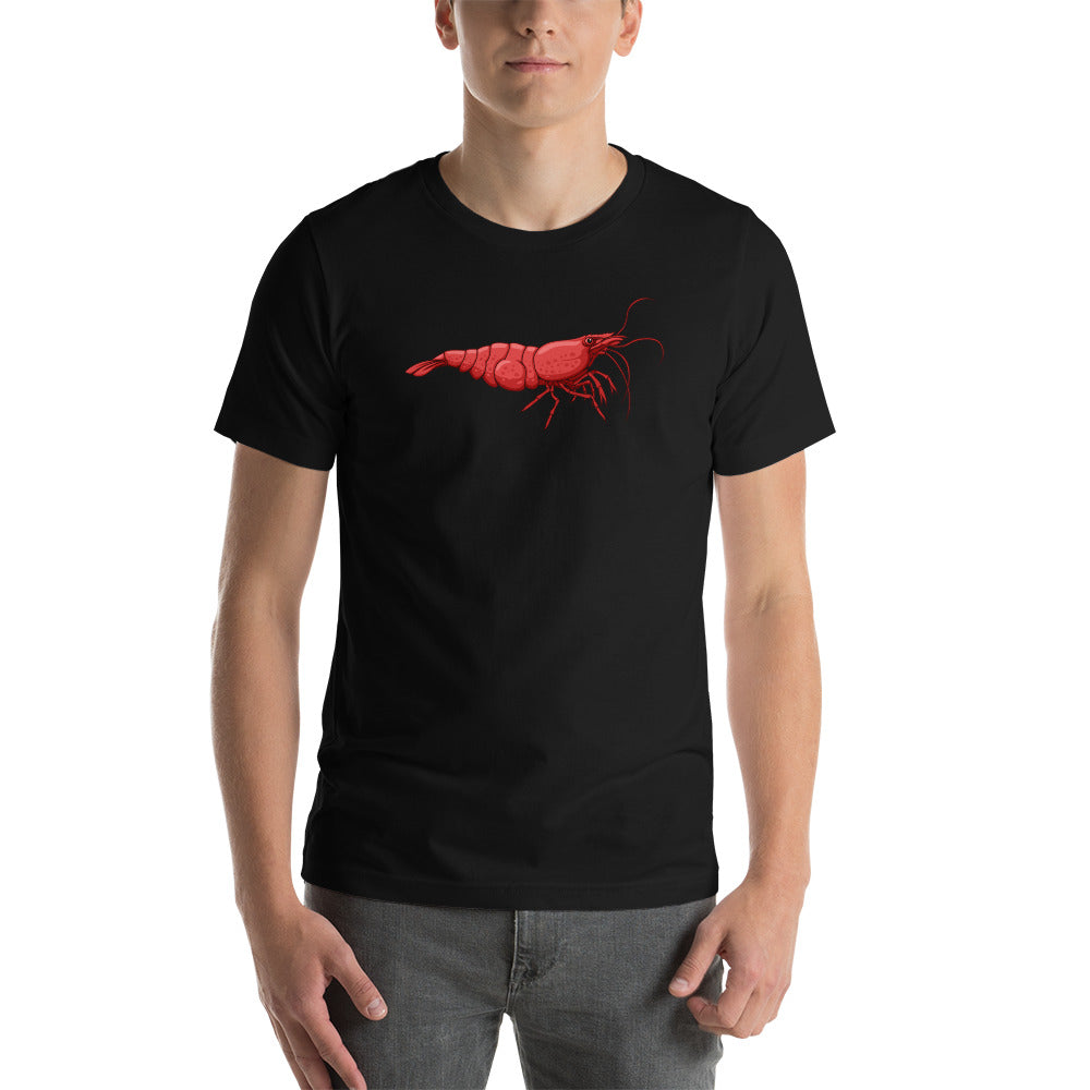 Cherry Shrimp Short-Sleeve Unisex T-Shirt - AQUAPROS