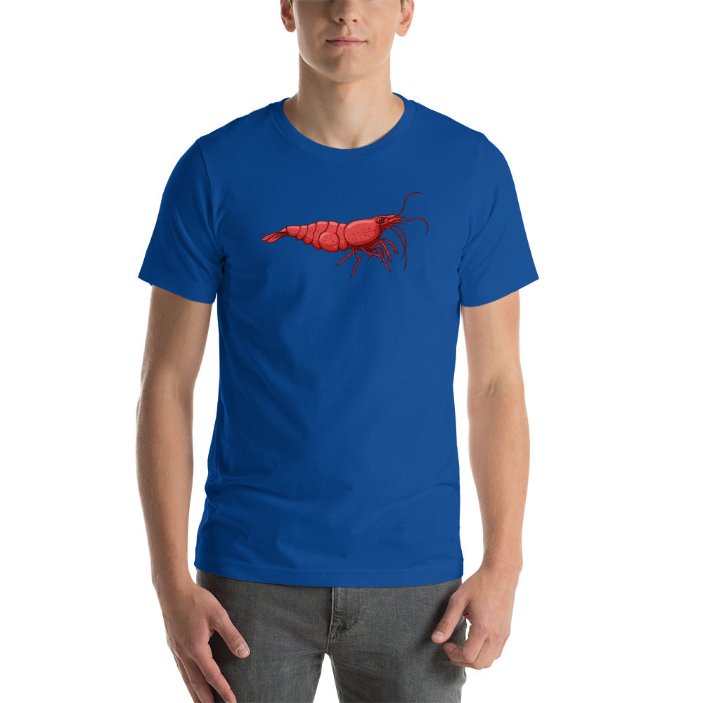 Cherry Shrimp Short-Sleeve Unisex T-Shirt - AQUAPROS