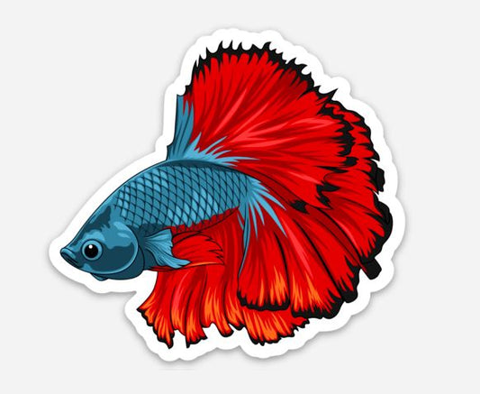 Wholesale Betta 2 Sticker/Magnet/Cling - AQUAPROS