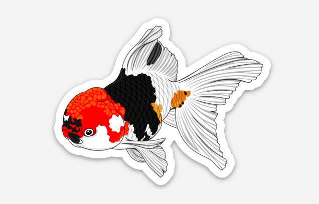 Goldfish Sticker/Magnet/Cling - AQUAPROS