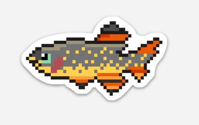 Wholesale Retro Rasbora Sticker/Magnet/Cling - AQUAPROS
