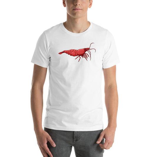 Cherry Shrimp Short-Sleeve Unisex T-Shirt - AQUAPROS
